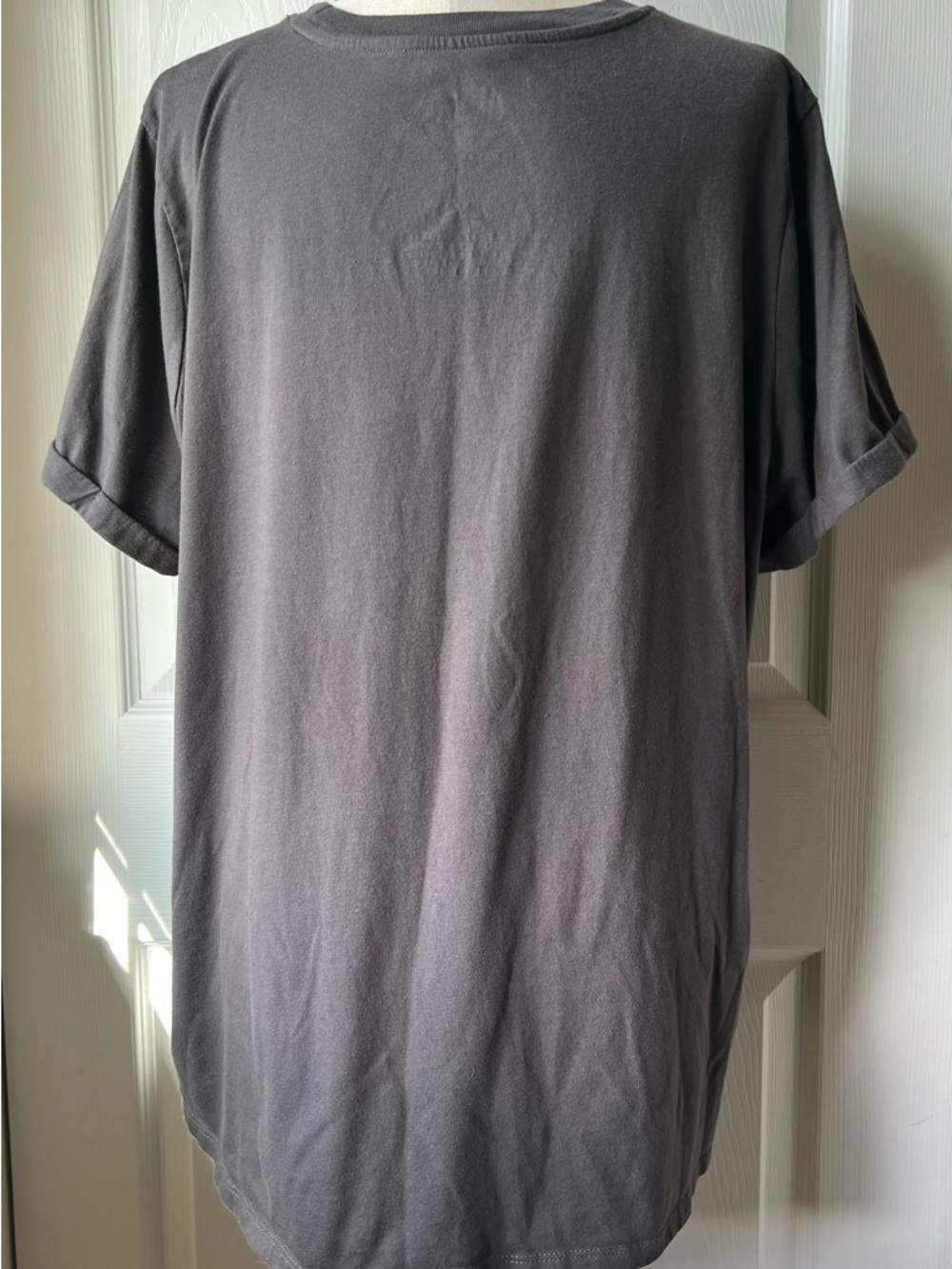 The Beatles Vintage Black Floral Logo Short Sleeve Tee - Picture 2 of 7